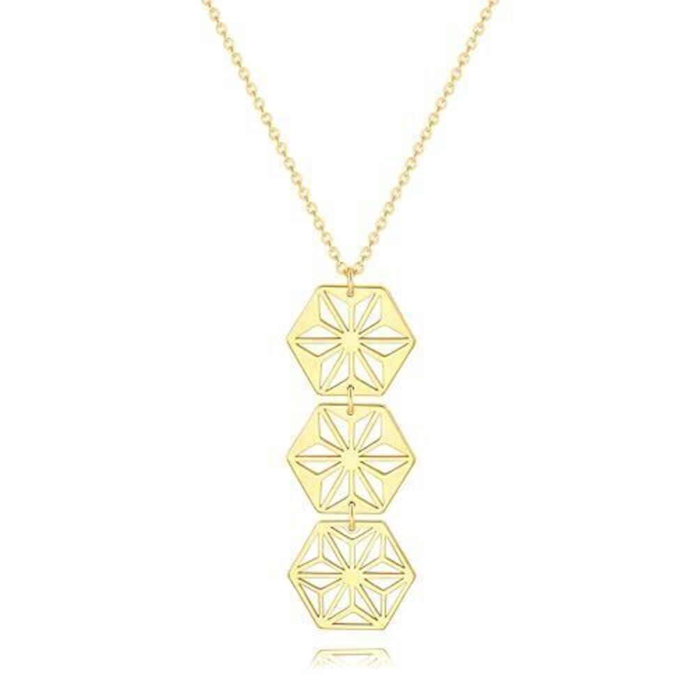 9549 Dainty Long Gold Necklace Trendy 18K Gold Chain Pendant Necklaces